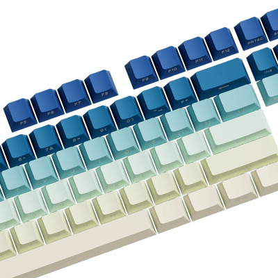Iris Gradient Keycap Set Key Side Details