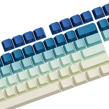 Iris Gradient Keycap Set Key Side Details