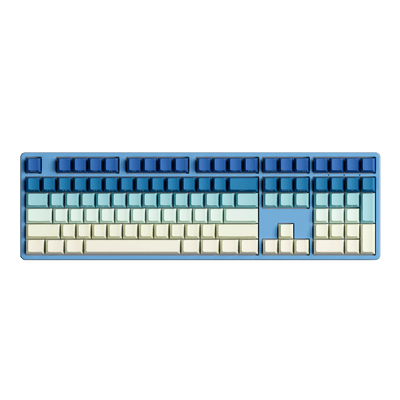 Iris Gradient Keycap Set Install on the Full Size Keyboard