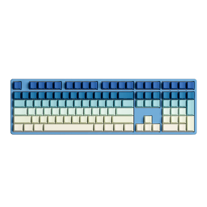 Iris Gradient Keycap Set Install on the Full Size Keyboard