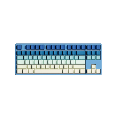 Iris Gradient Keycap Set Install on the TKL Keyboard