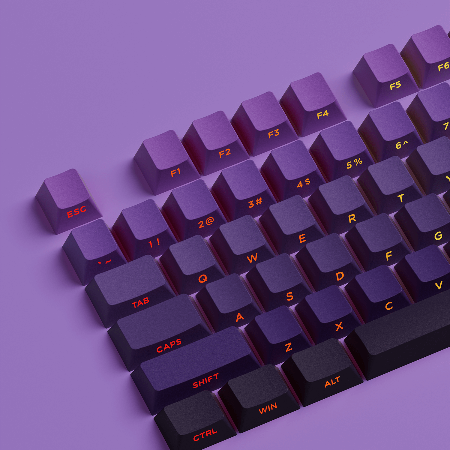 Veekos-Purple-Gradient-Keycap-Set-Side-Printed-Keycaps