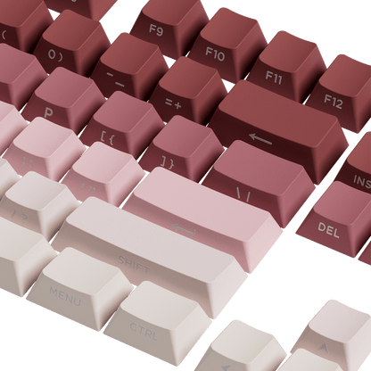 Veekos Rose Latte Gradient Keycap Set Key Details