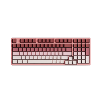 Veekos Rose Latte Gradient Keycap Set Install on the 1800 Compact Keyboard