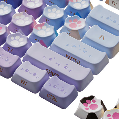 Kitty Paws 키캡 세트 (142 키)