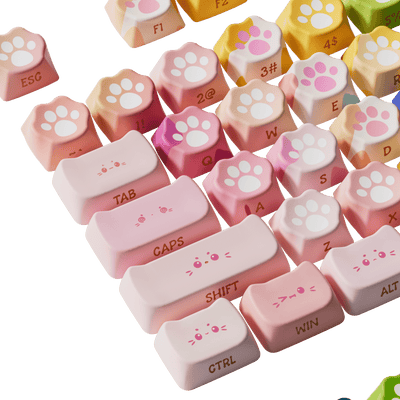 Kitty Paws 키캡 세트 (142 키)